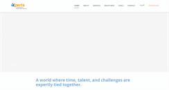 Desktop Screenshot of expertsrecruitment.com